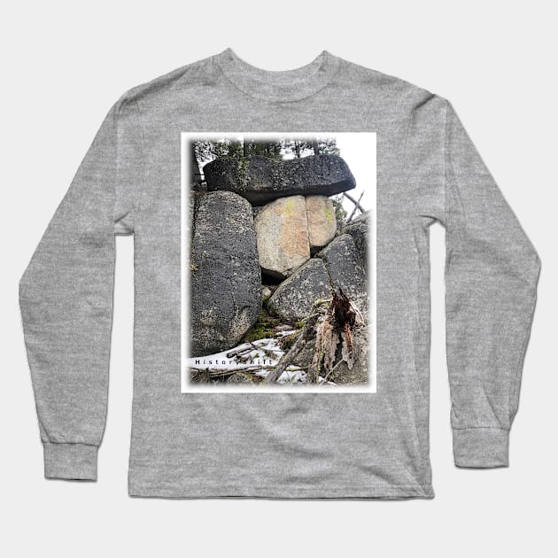 Wonderfull Rock Structure showing multiple colors! Long Sleeve T-Shirt by HistoryShift